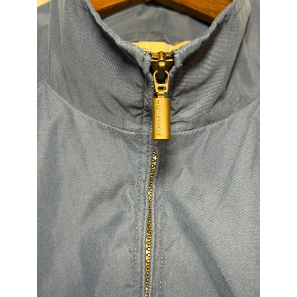Weatherproof Men's Blue Lightweight Full Zip Golf Jacket Casual Coat Large